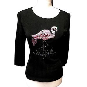Flamingo Fever Sequin Top PB2